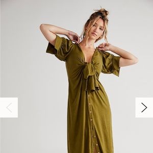 Free People Vintage Summer Midi Dress